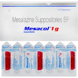 Mesacol 1gm Suppository (Mesalazine)